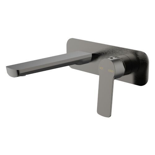 Akemi Wall Basin Mixer Gun Metal