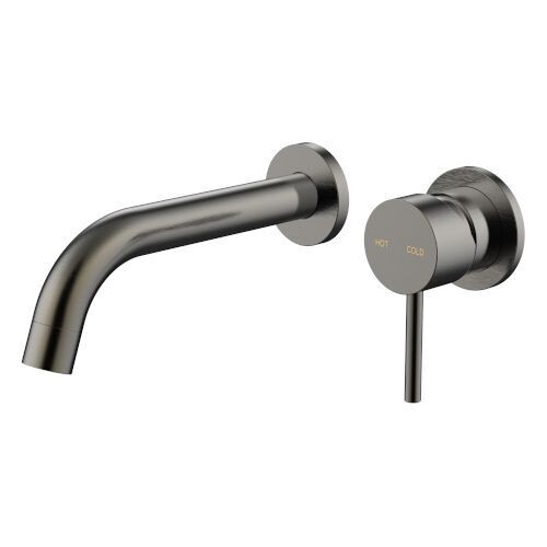 CIOSO WALL BASIN MIXER NO PLATE PIN DOWN GUN METAL 10153GMPD