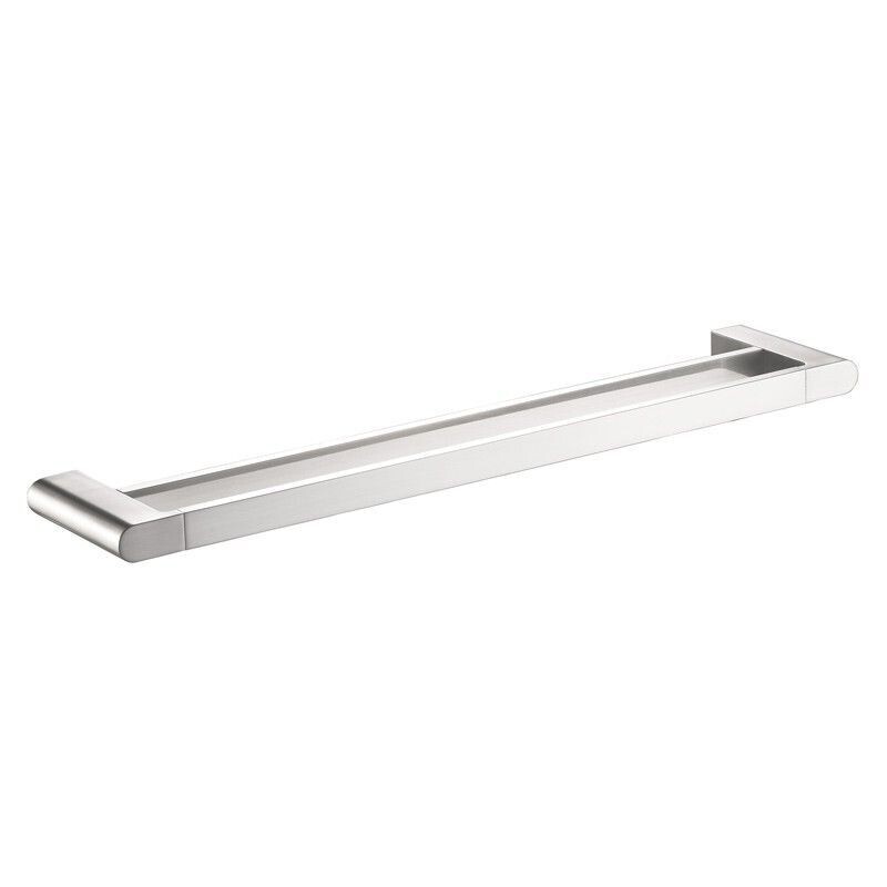FLORES DOUBLE TOWEL RAIL 800MM CHROME