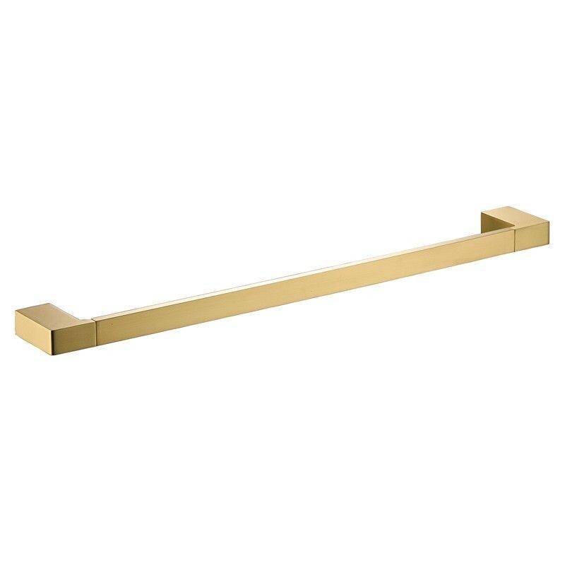 CERAM SINGLE TOWEL RAIL 800MM BRUSHED GOLD