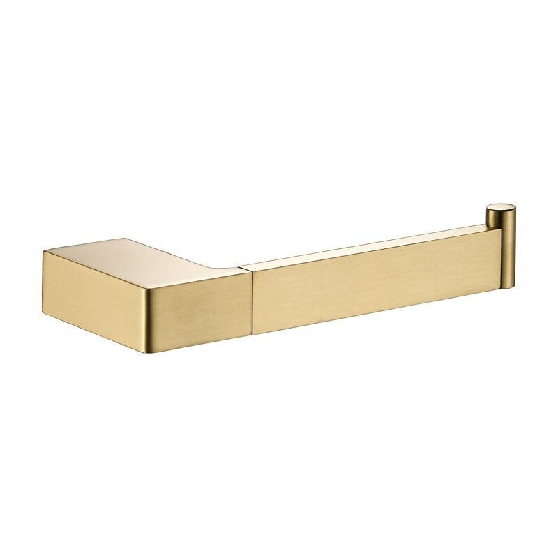 CERAM TOILET ROLL HOLDER BRUSHED GOLD