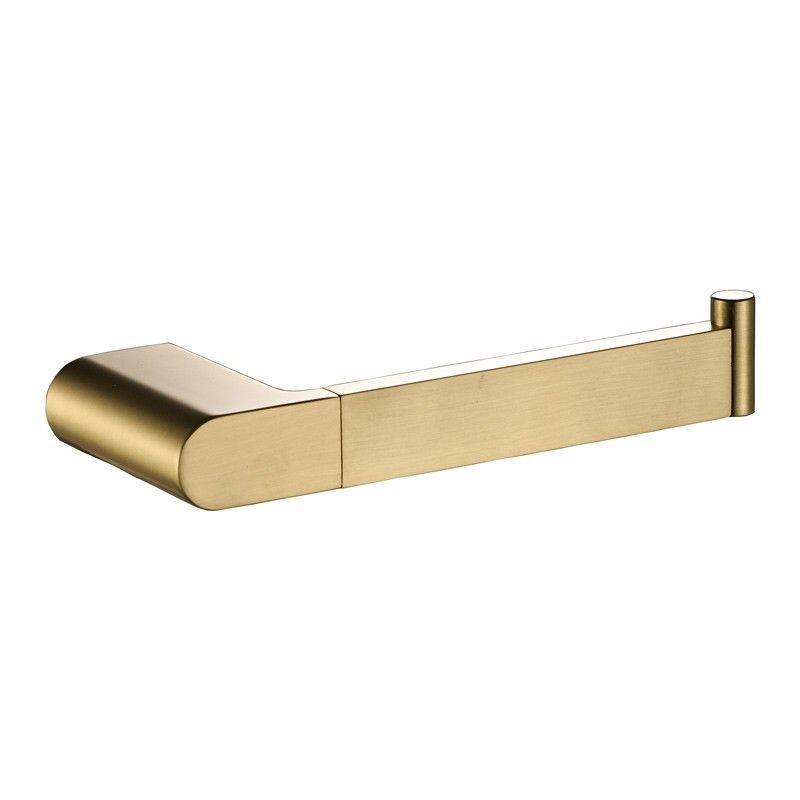 FLORES TOILET ROLL HOLDER BRUSHED GOLD