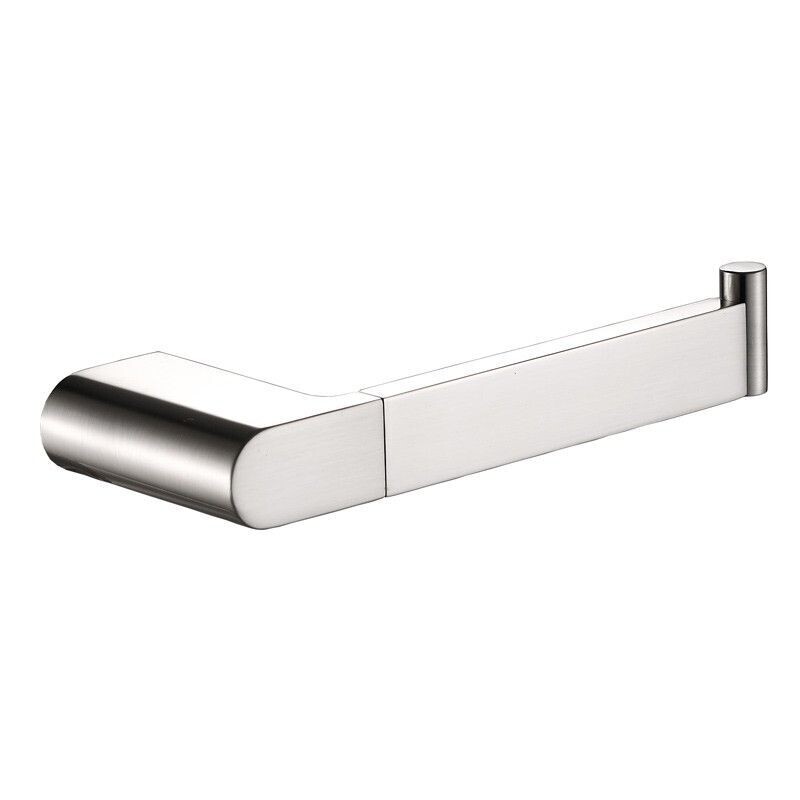 FLORES TOILET ROLL HOLDER BRUSHED NICKEL