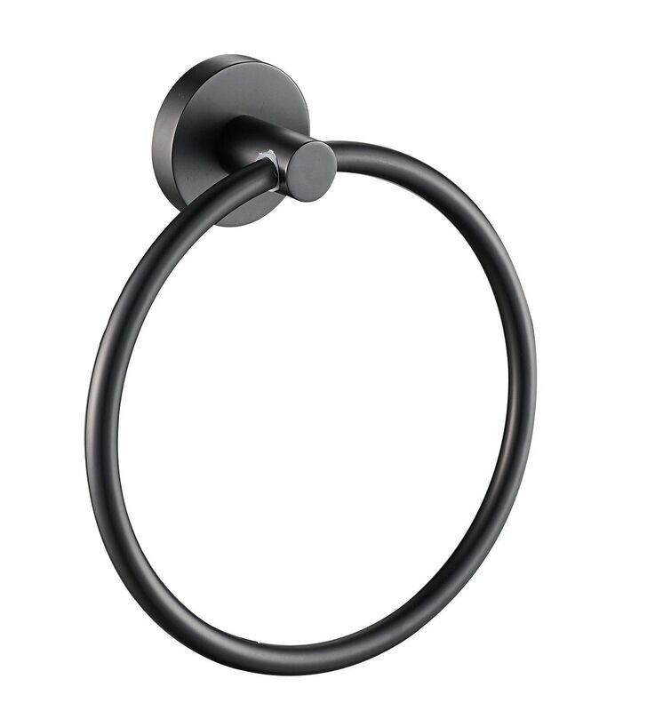 OPUS TOWEL RING GUN METAL