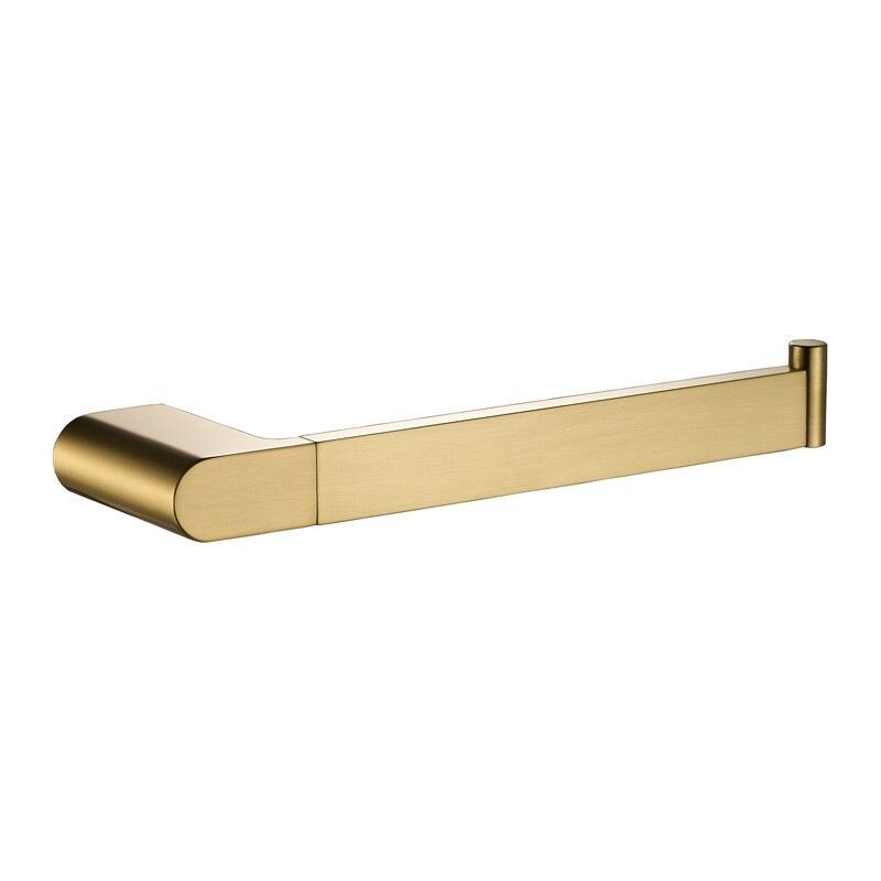 FLORES TOWEL BAR BRUSHED GOLD