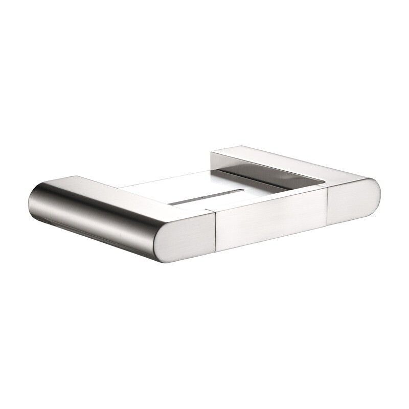 FLORES SOAP HOLDER BRUSHED NICKEL