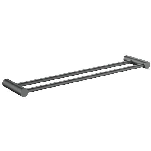 Finesa Double Towel Rail 600mm or 800mm Gun Metal