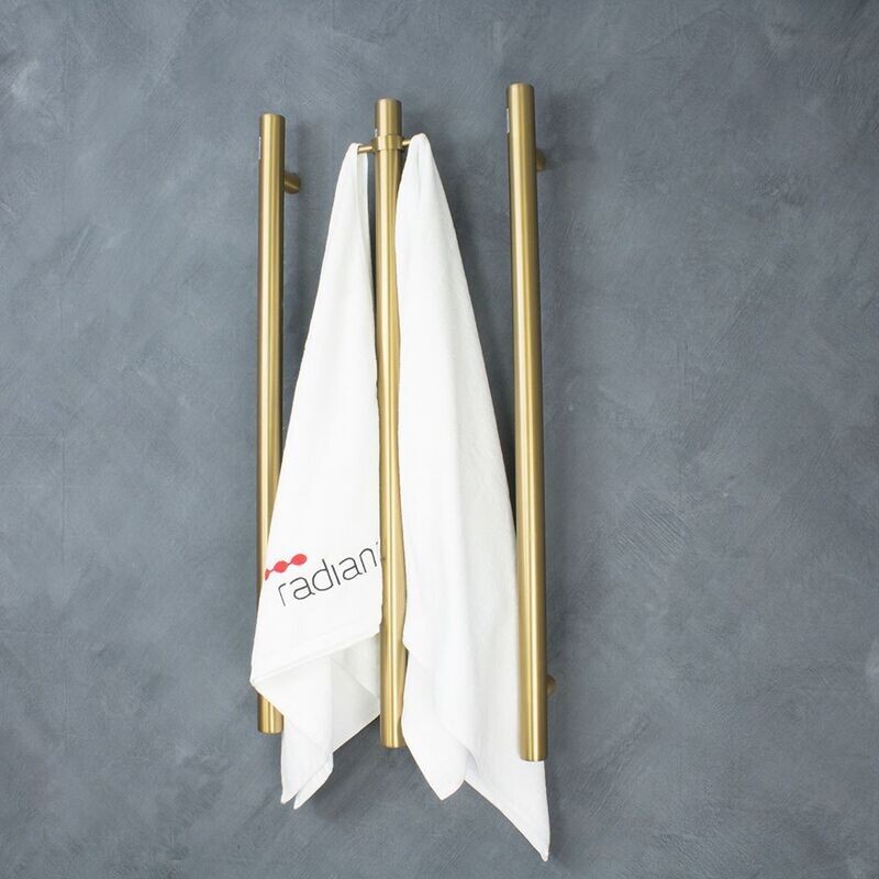 VERTICAL TOWEL RAIL 40 X 950MM ROUND