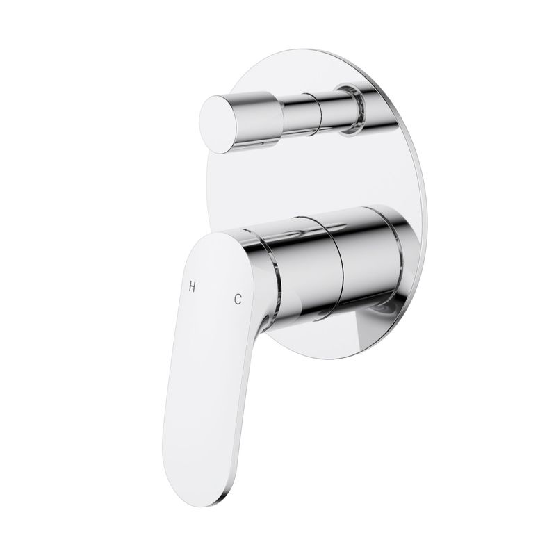 SOLACE WALL DIVERTER MIXER WITH PLATE