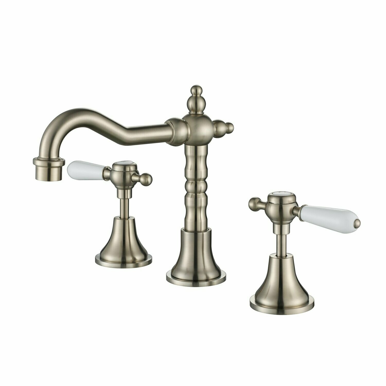 Bordeaux Basin Set 1/4 Turn Brushed Nickle