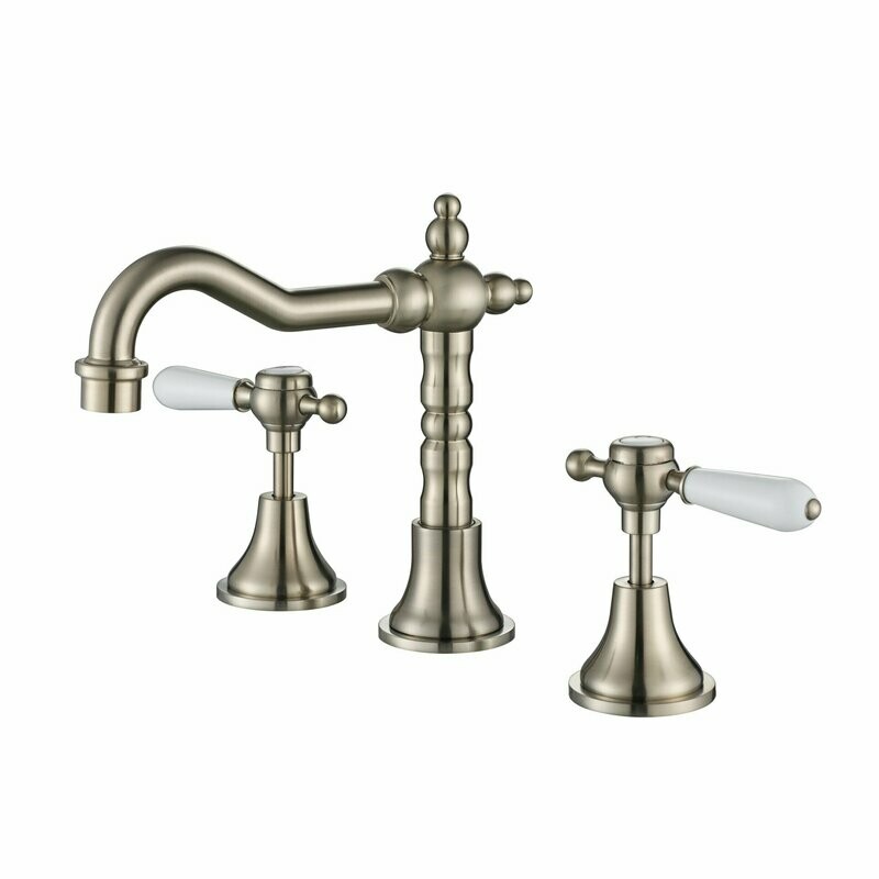 Bordeaux Basin Set 1/4 Turn Brushed Nickle