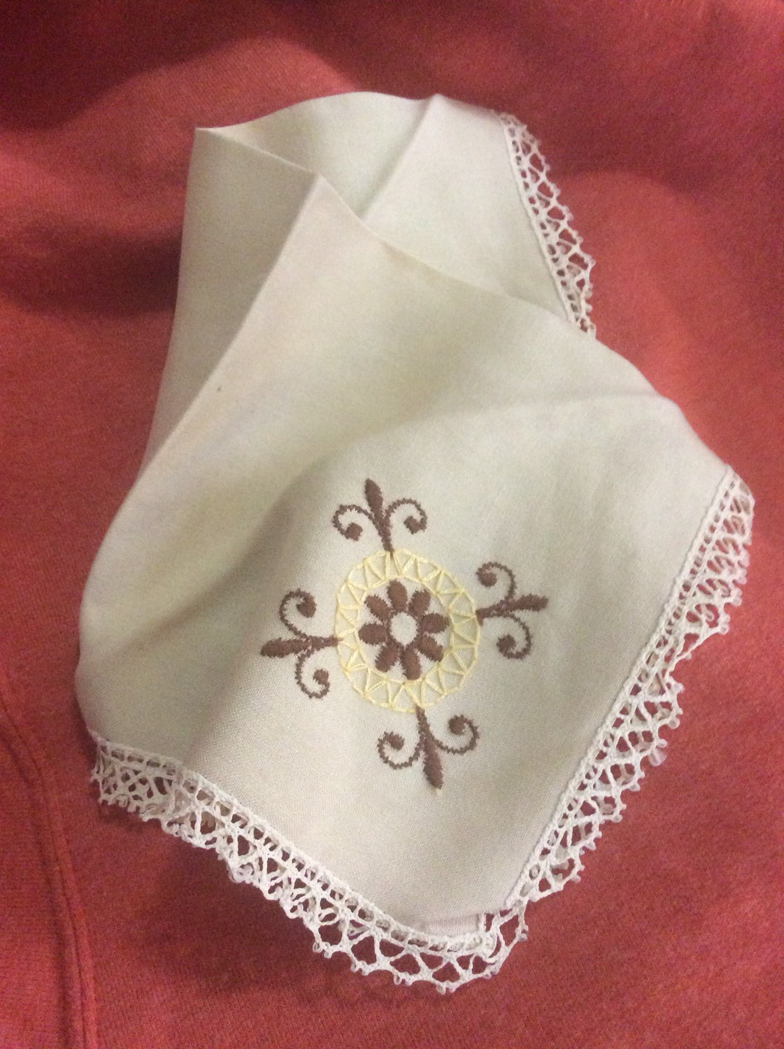 Embroidered Cloth Anointing Of Guidance To Lead Thee Unto Blessings