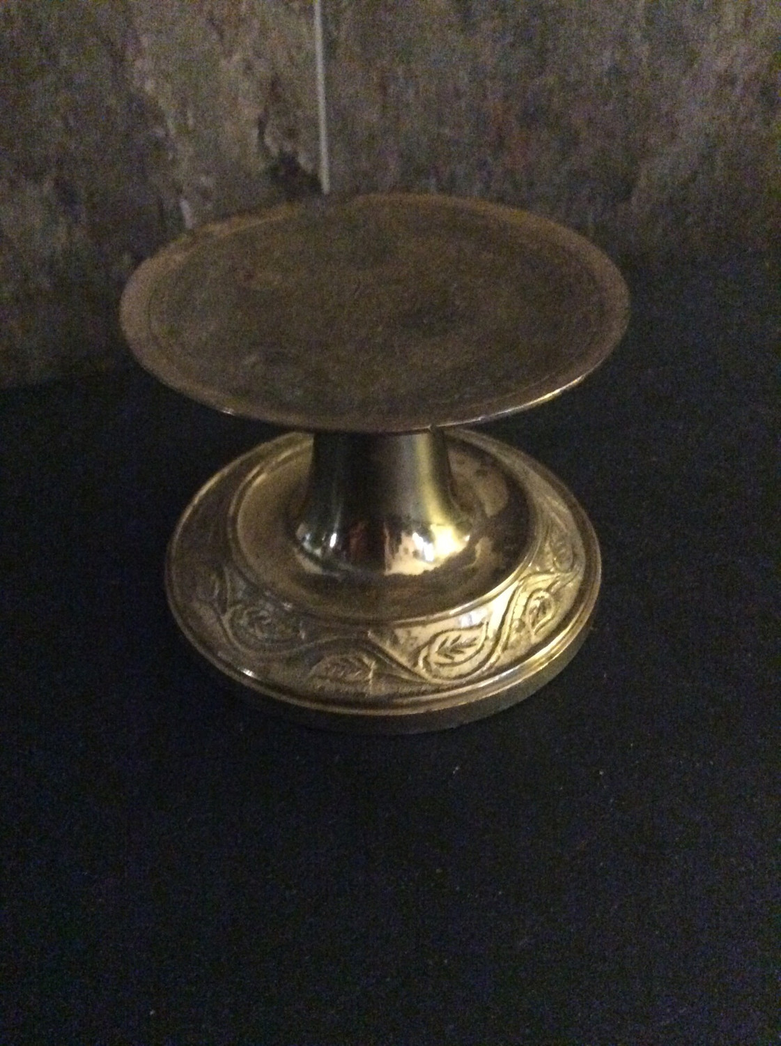 Small Brass Stand Summons Spirit Cast Wish, Prayer, Work With Presence / Power Of Angel, Djinn, Fairy Etc