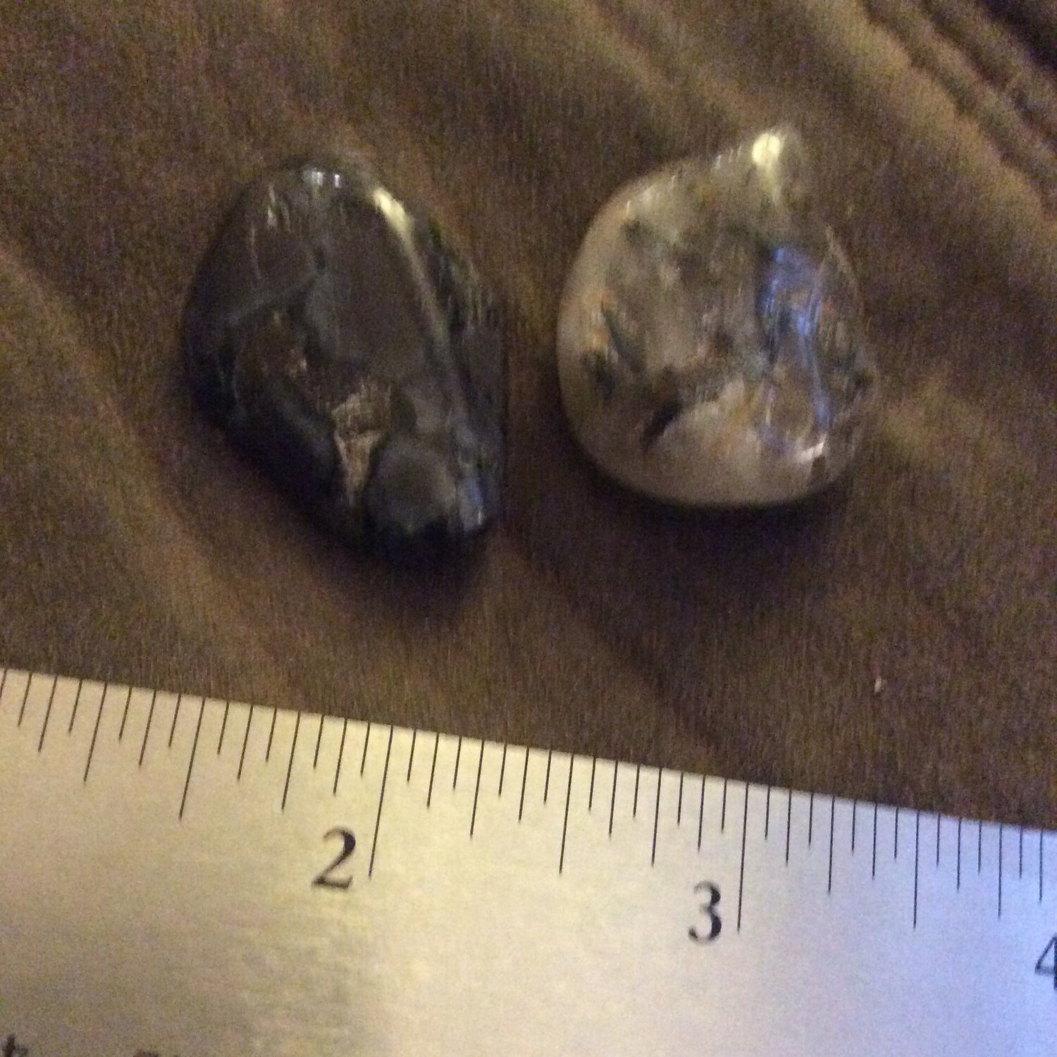 Pair Of Polished Stones To Increase Success, Prosperity, Achieve Goals And Desires