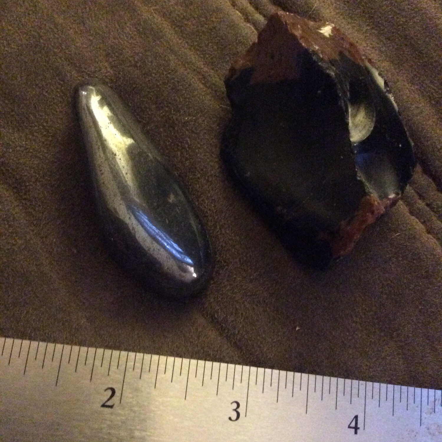 Hematite And Obsidian, Enchanted Harmonized Stones To Resonate Positive Energy In Atmosphere Of Thy Dwelling
