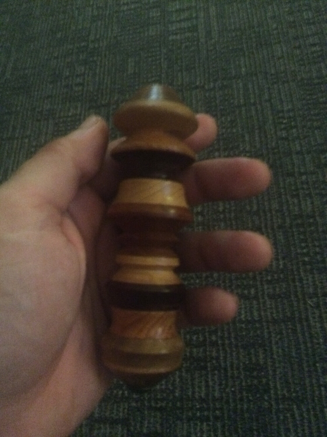 35 Year Old Wooden Hand Wand Manifest Whatsoever You Profess