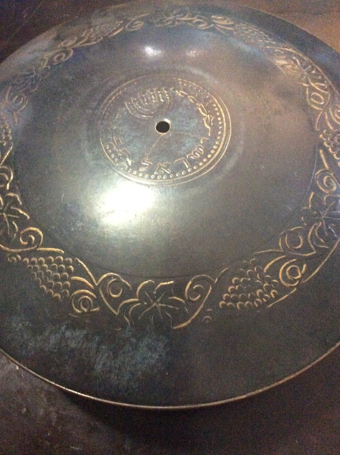 metal bowl with lid sacred talisman to manifest whatsoever you profess / proclaim