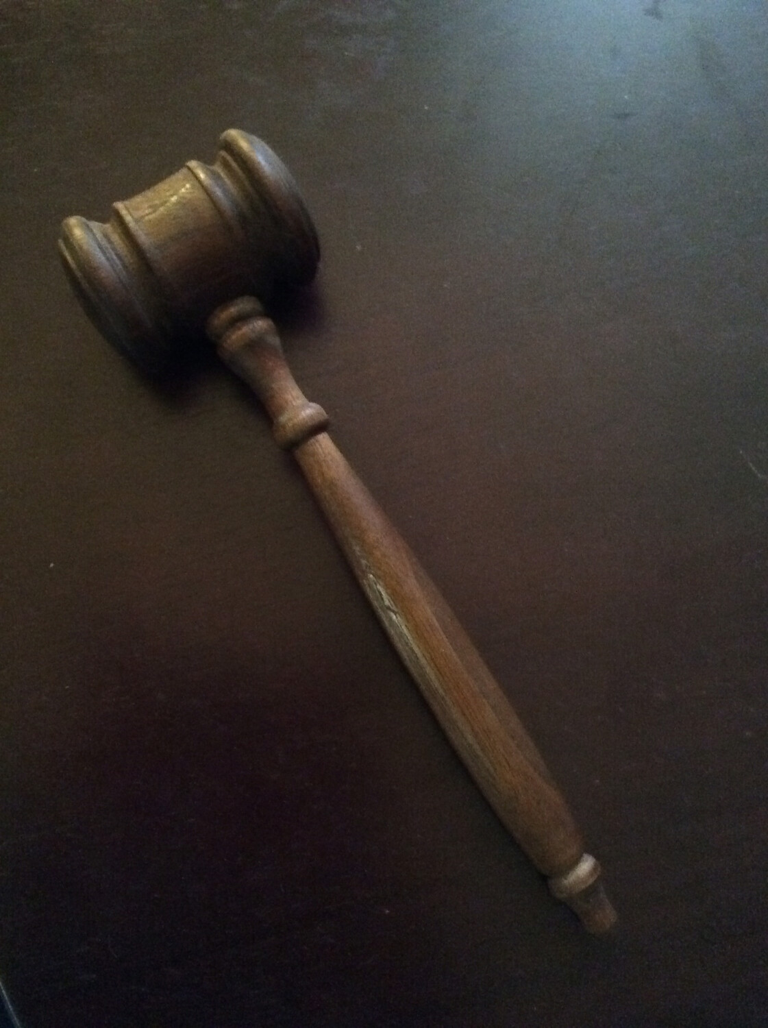 Wooden Gavel To Finalize Cast Spells, Conveyed Wishes And Prayers 