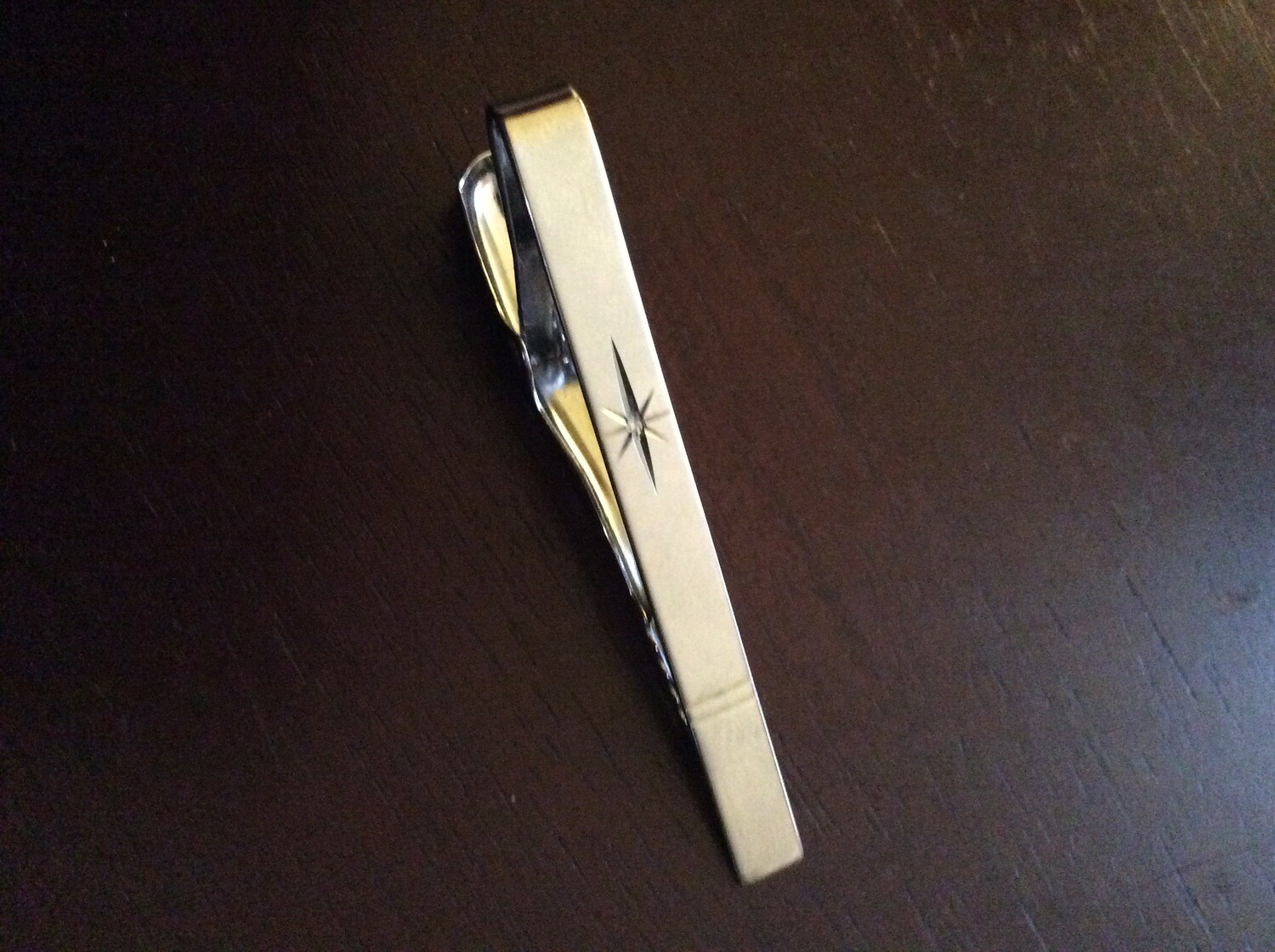 Tie clip enchanted to cast anointing of inspired insight and intuition, ideas, answers, solutions