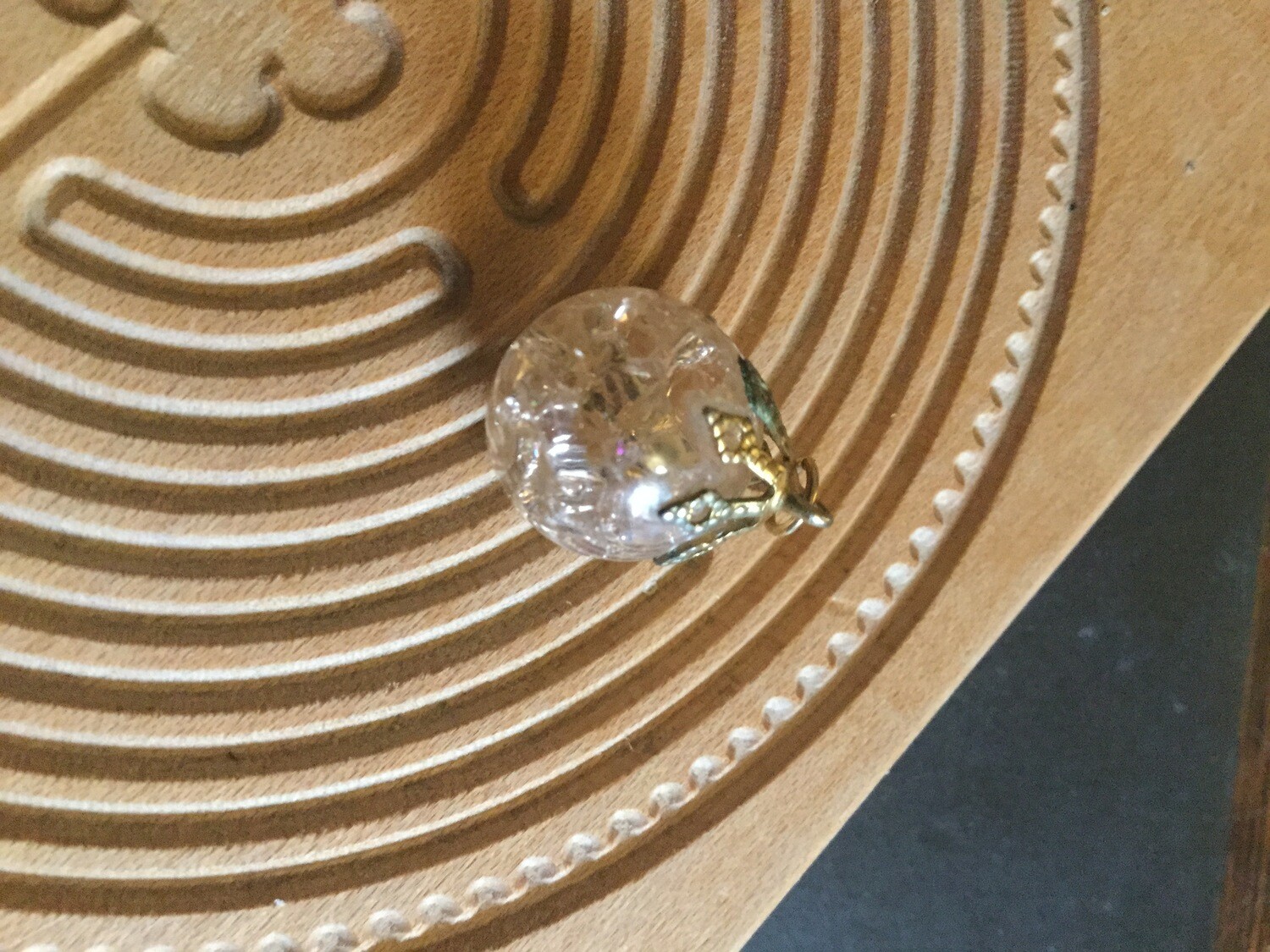 Small glass bead charm Anointing of pure, powerful Reiki Essence, Chakra Balance, Life Force Energy Restored