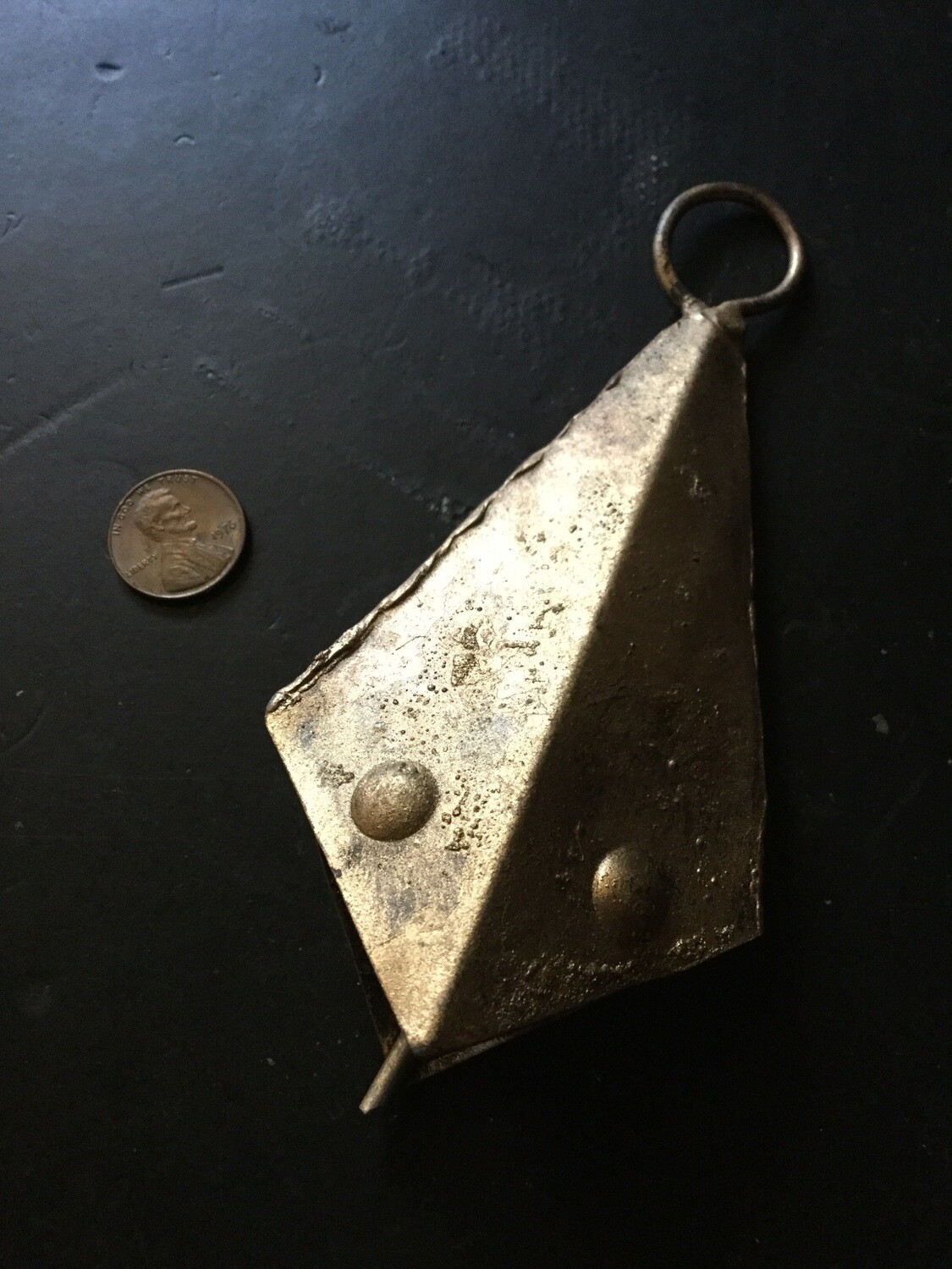 Metal bell spell cast emits anointing to enter higher levels of spiritual consciousness