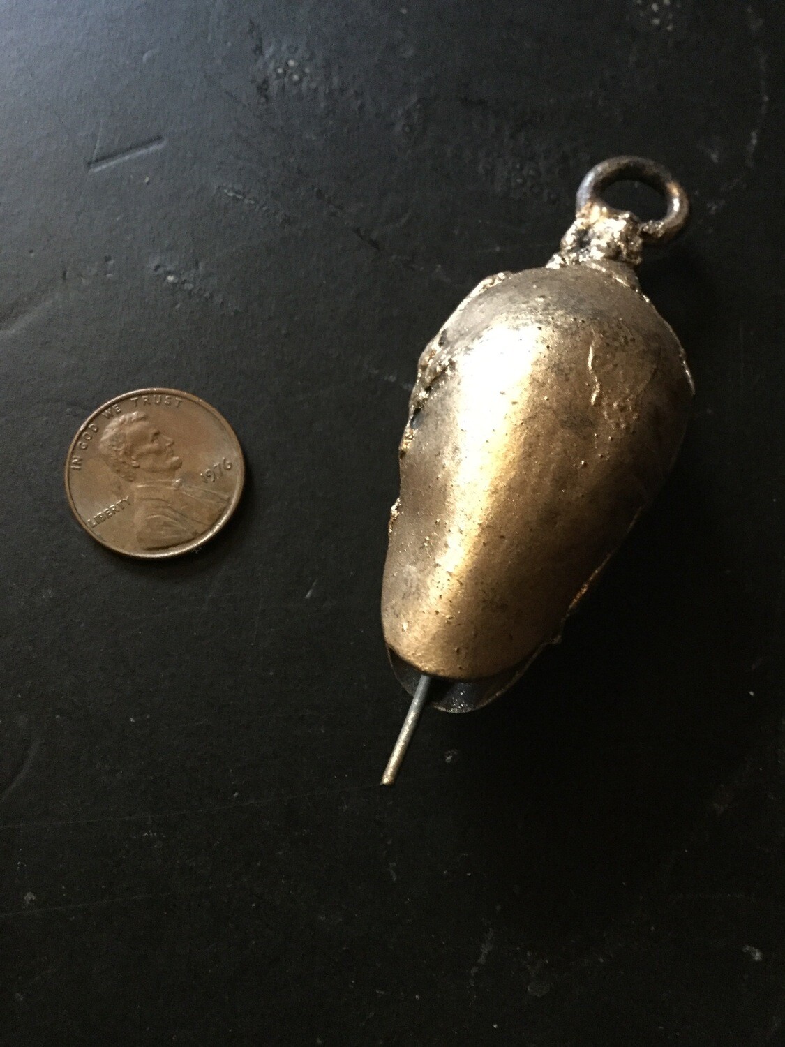 Metal bell spell cast emits anointing of miraculous healing energy
