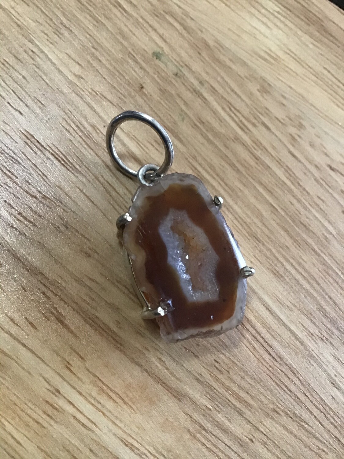 Small crystal charm, Oracle to lead thee unto and upon the Four Noble Truths and the Eightfold Path