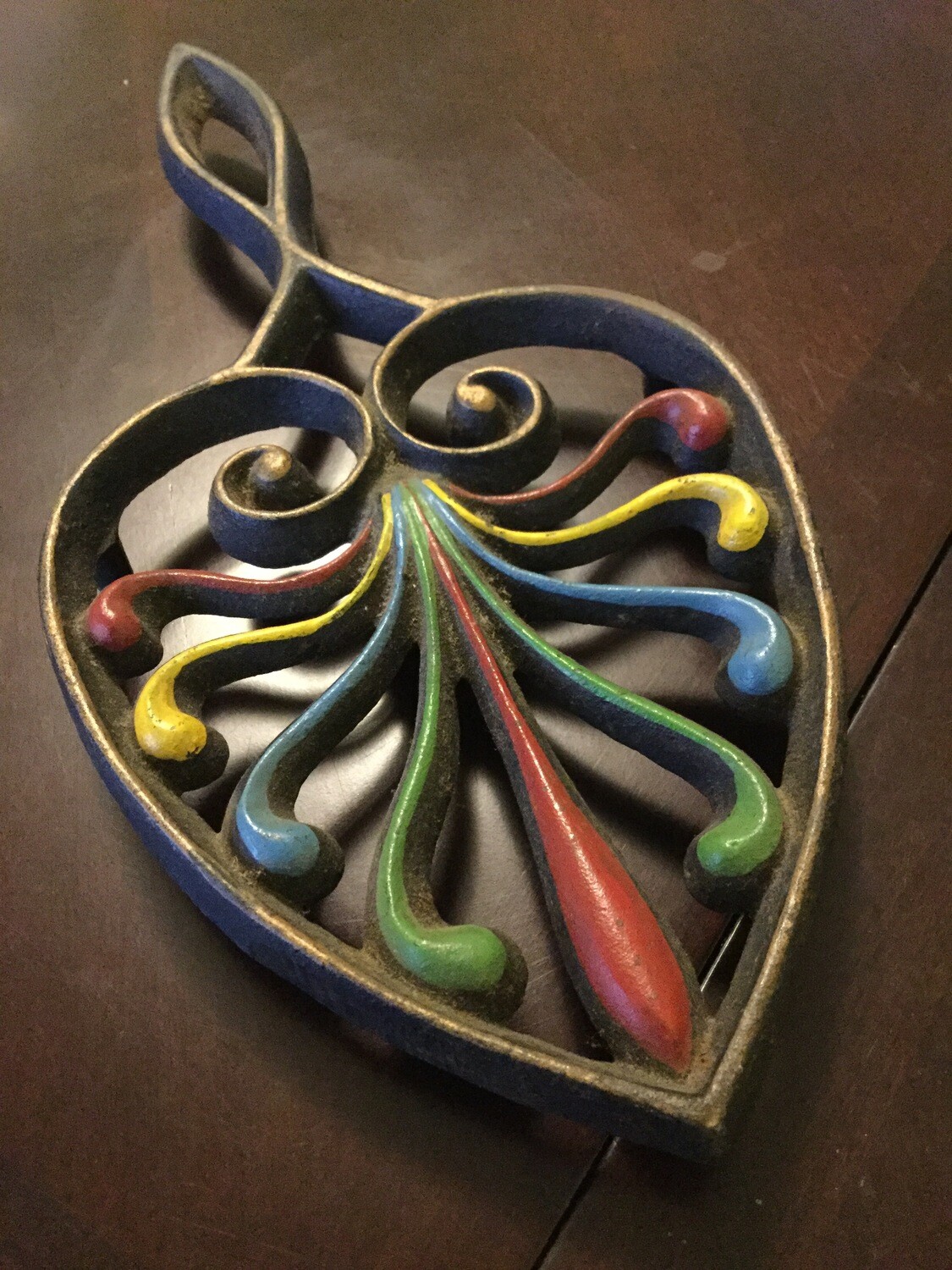 Cast Iron Trivet, automatic candle magic, anointing of chakra / aura / etheric / life force energy restoration, of mind, body and spirit
