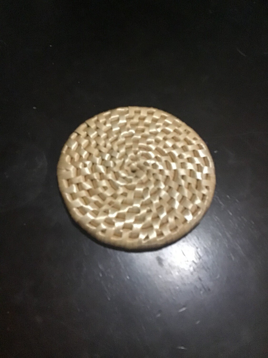 Wicker Coaster / Trivet, amplify positive energy in a room of your dwelling