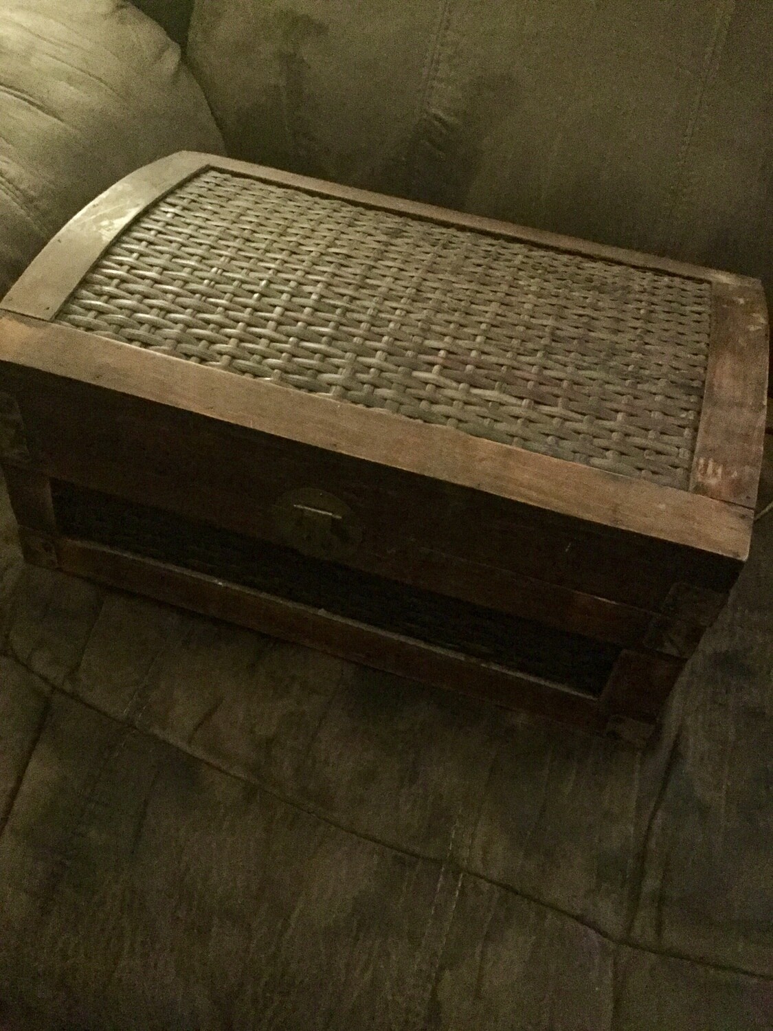 Wicker and wood Charging Chest, strengthen and empower enchanted Talismans and Spirit Tabernacles