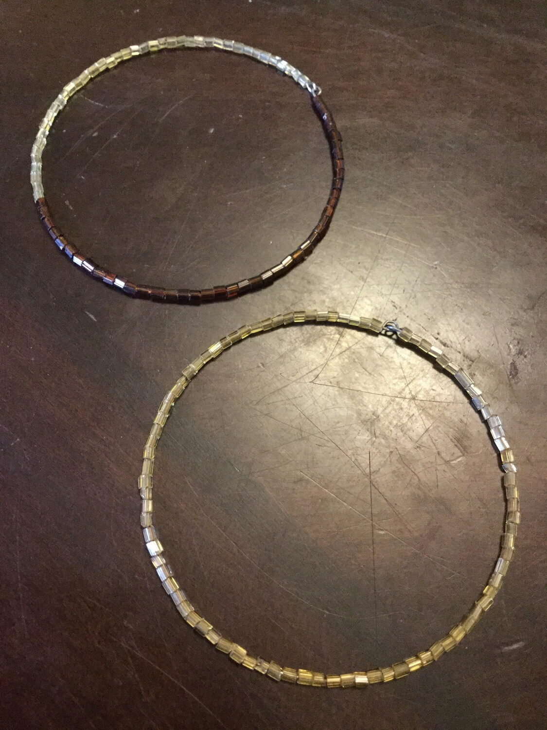 Two bracelets, increase prana and positive influence upon tejas, and ojas