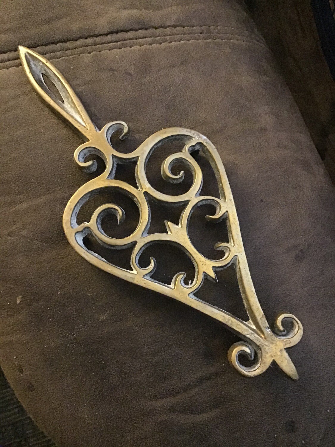 Brass Candle Magic Trivet, once a month to establish &amp; ensure anointing of good luck, optimal outcomes, favorable events