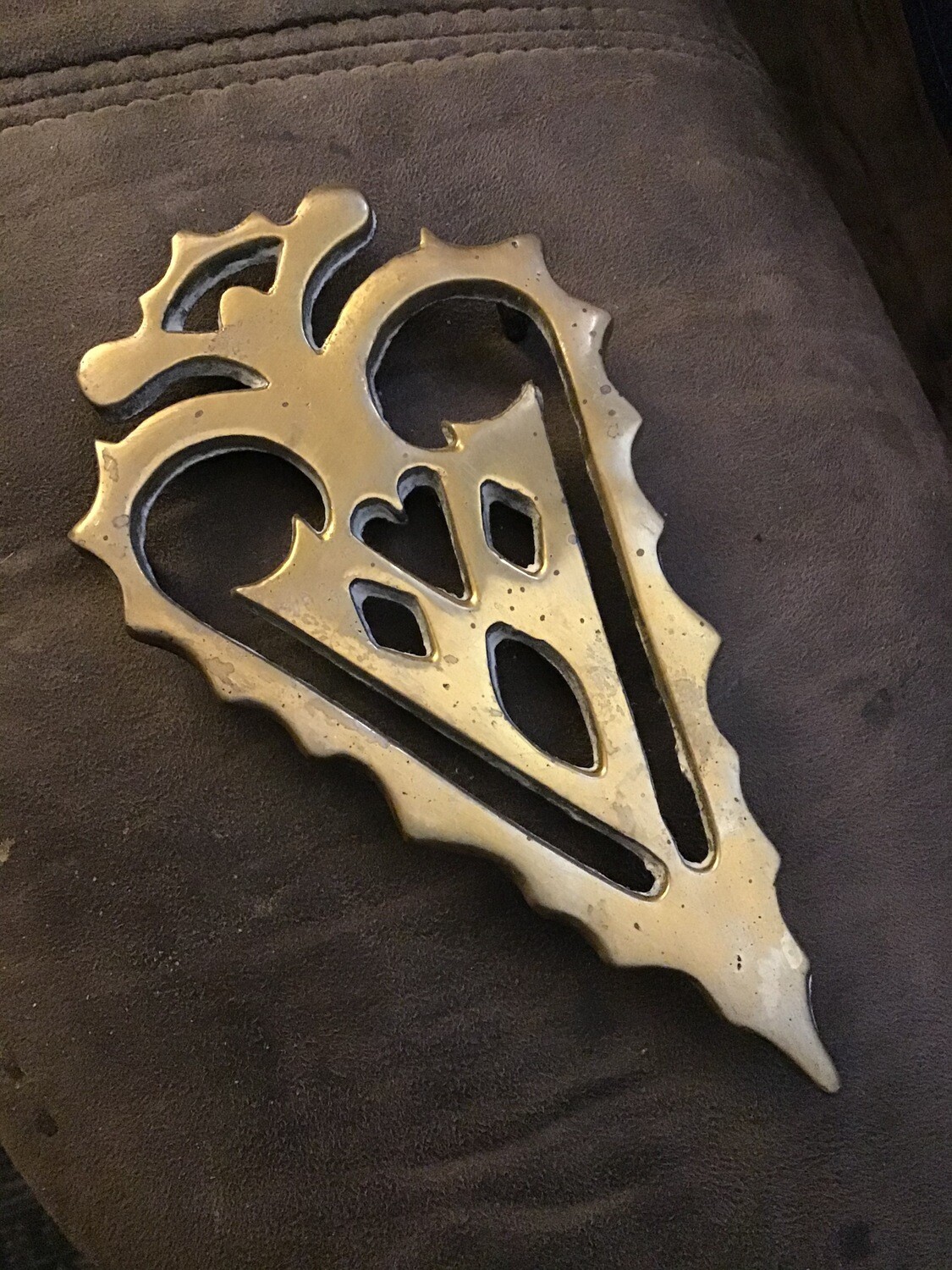 Brass Candle Magic Trivet, once a month to establish &amp; ensure anointing of Increased spiritual mindset / Etheric Consciousness