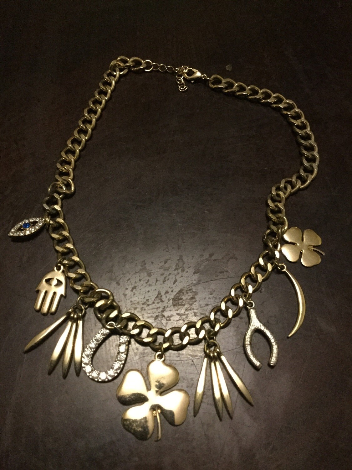 Powerful good luck charm necklace, 900+ spells for blessings, positive favor, victory, winning, success