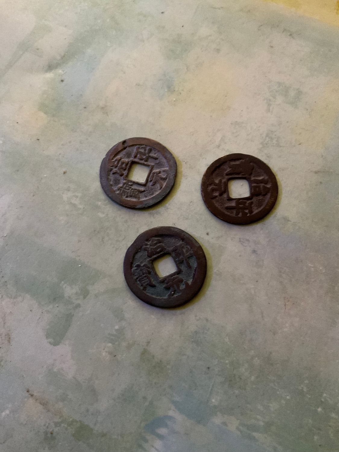 Three I Ching Coins, Divination Tools to Reveal Yes or No Answers to Questions