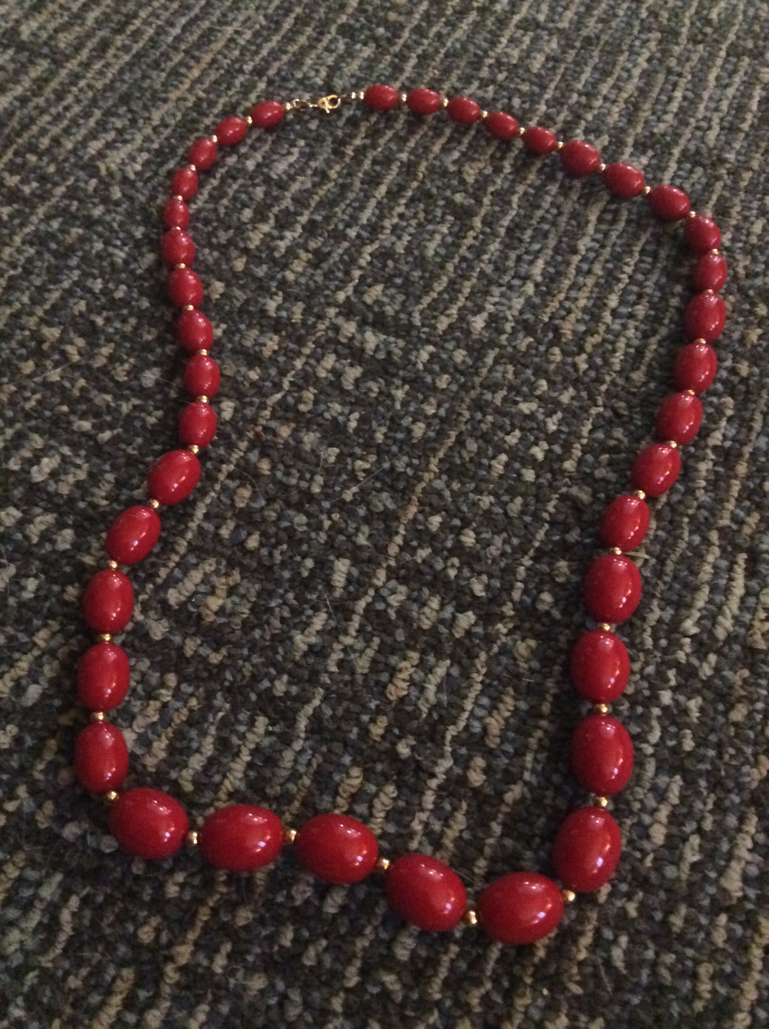Red necklace #1 enhance spiritual perception 