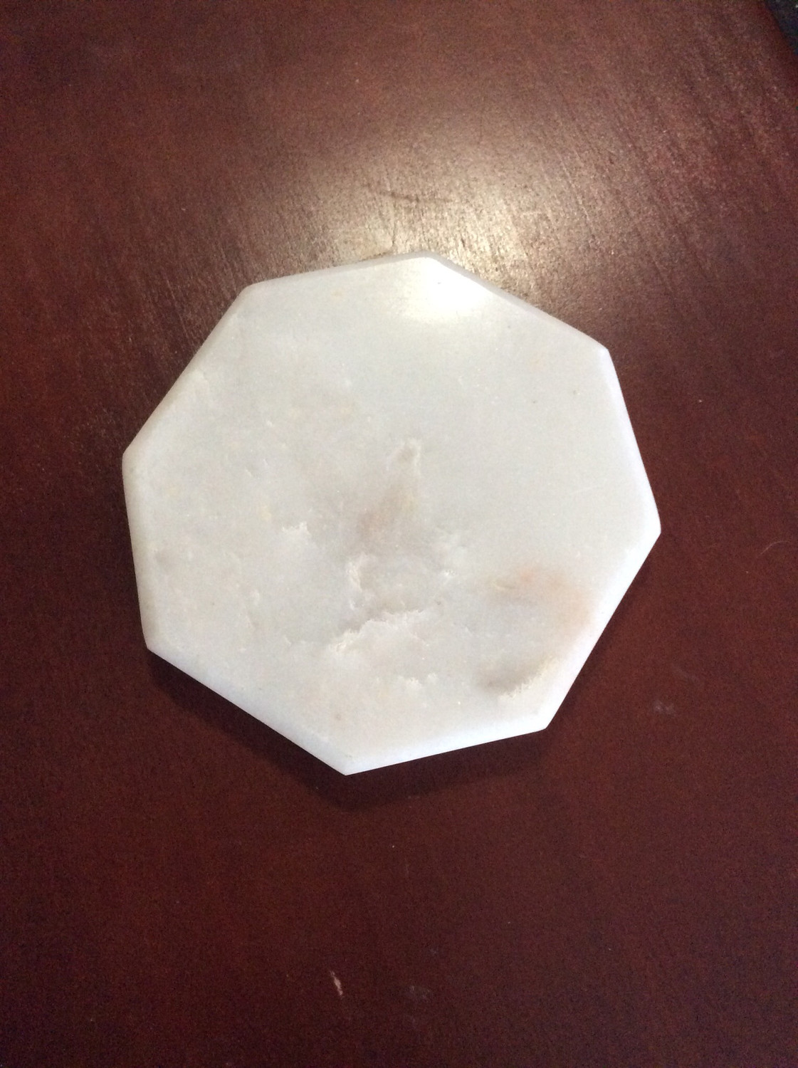 Marble hexagon coaster keep spirit Tabernacle upon to bond and connect with closely. 