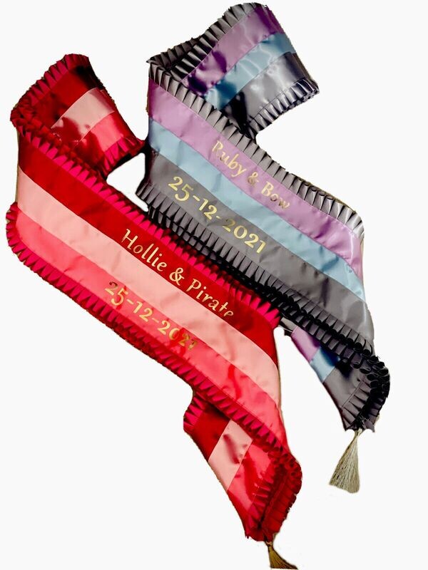 3 Tier Sewn Sashes