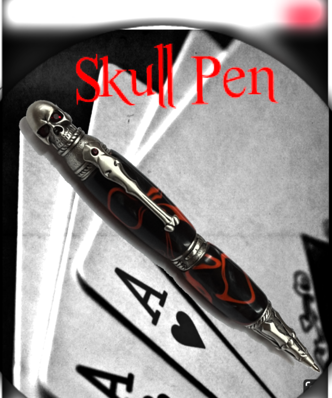 Skull Rollerball Pens