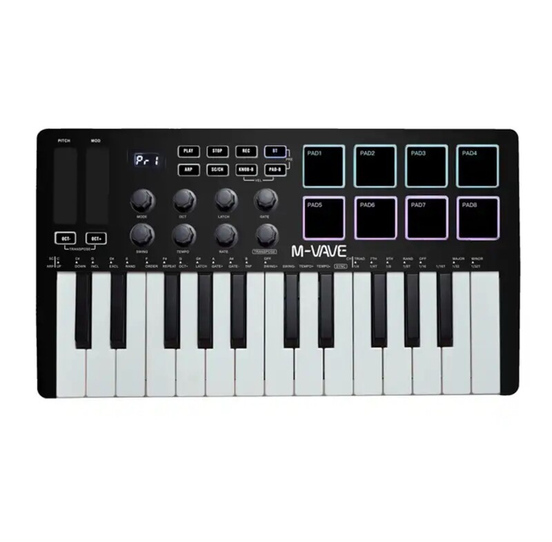Nerovisum SMK25 - 25 Key MIDI and Pad Controller with Bluetooth