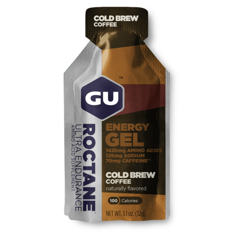 Gu Roctane Energy Gel, Flavour: Cold Brew Coffee, Quantity: Individual