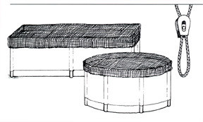 FISH TANK COVERS BY NYCON
	8&#39;-9&#39; Round