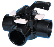 3-Way Valve,2&quot; Soc. x 2-1/2&quot; Spig.