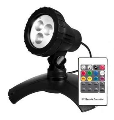 PondMAX 3 LED Multi Colour Pond/Garden Light with Remote
