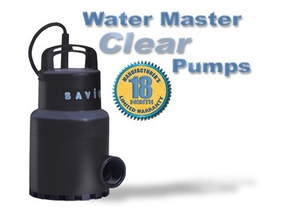 Water Master Clear Pumps Features
Our Best Selling Pumps!
2 year warrantyumps