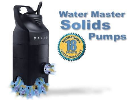 Water Master Solids Handling Pumps Features
Our Best Selling 2 year warranty Pumps!