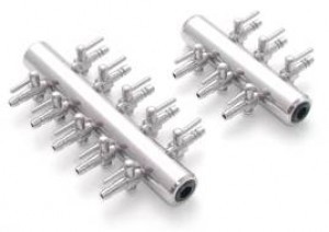 Manifolds Accepts 3/4&quot; Black Vynl Hose