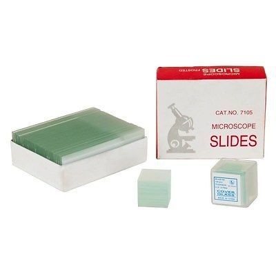 100 Piece BlankGlass Slides with 100 Piece Glass Cover Slips