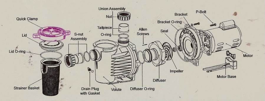 DIFFUSER LARGE VANE [for #4-7 Impellers
