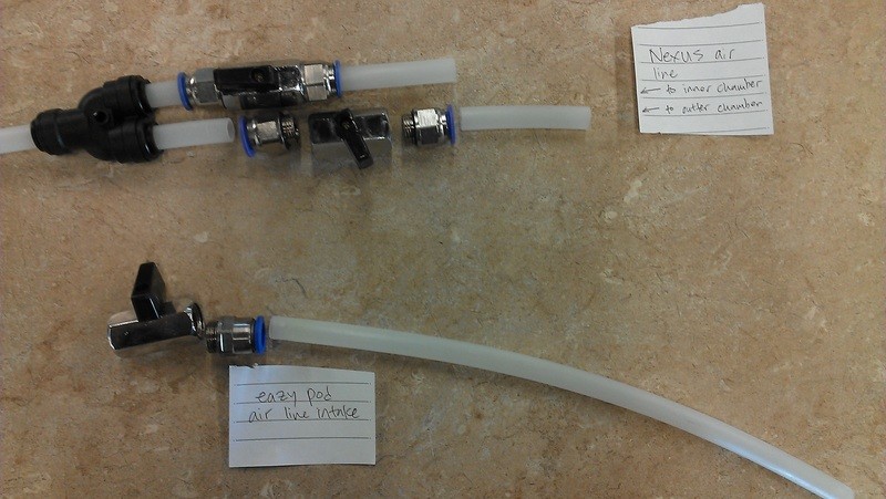 [1] 3/8&quot; Mini Ball Valve [metal] with [2] End Connectors

Makes One Set

for Eazy Pod